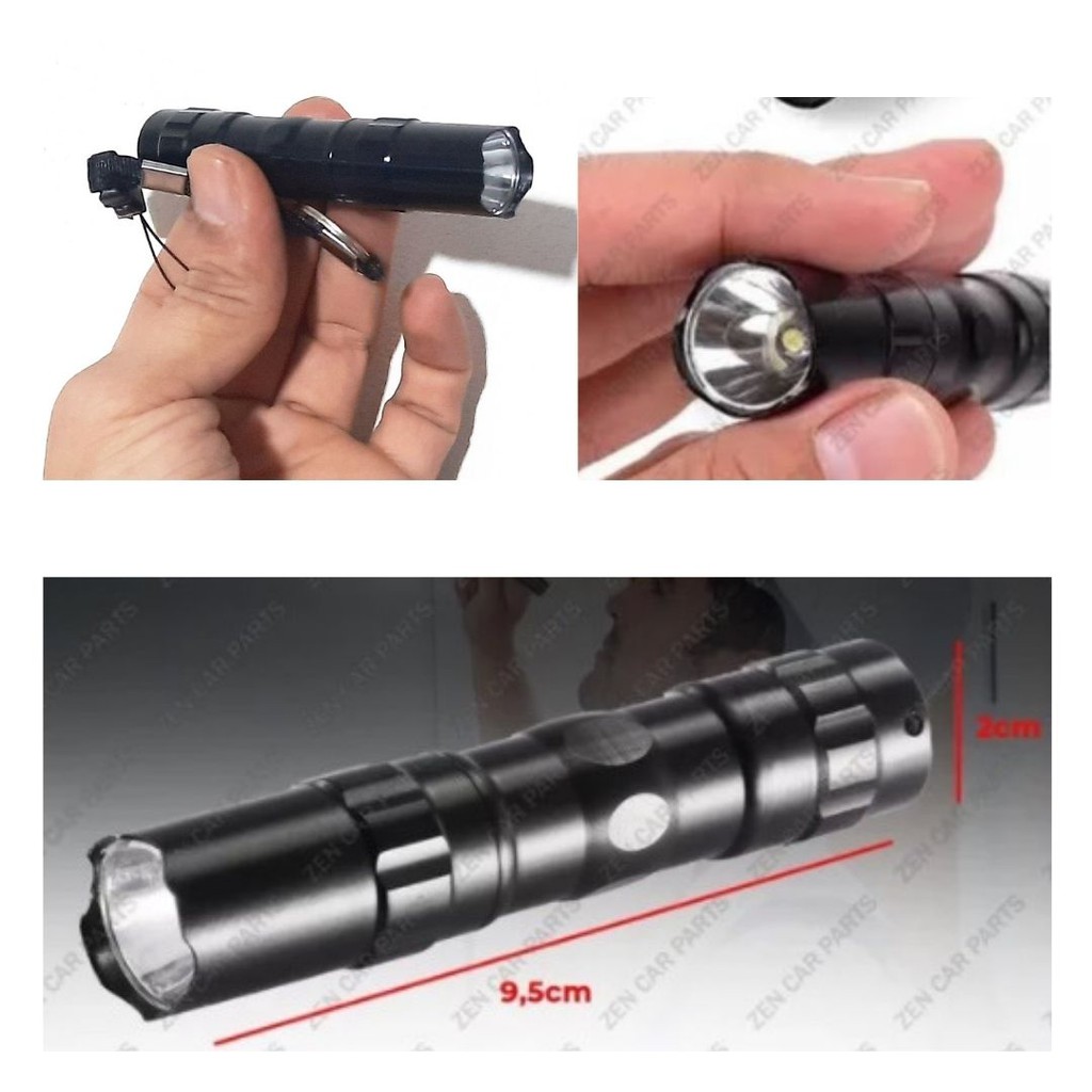 Senter Mini LED Alumunium Serbaguna SWAT Flashlight Design Lux 113116