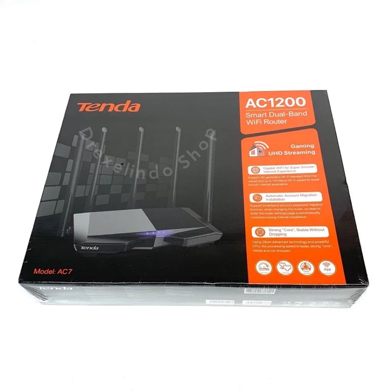 Tenda AC7 1200mbps Network Extender wifi router wall penetration antennas high-performance chip 2.4Ghz/5.0Ghz