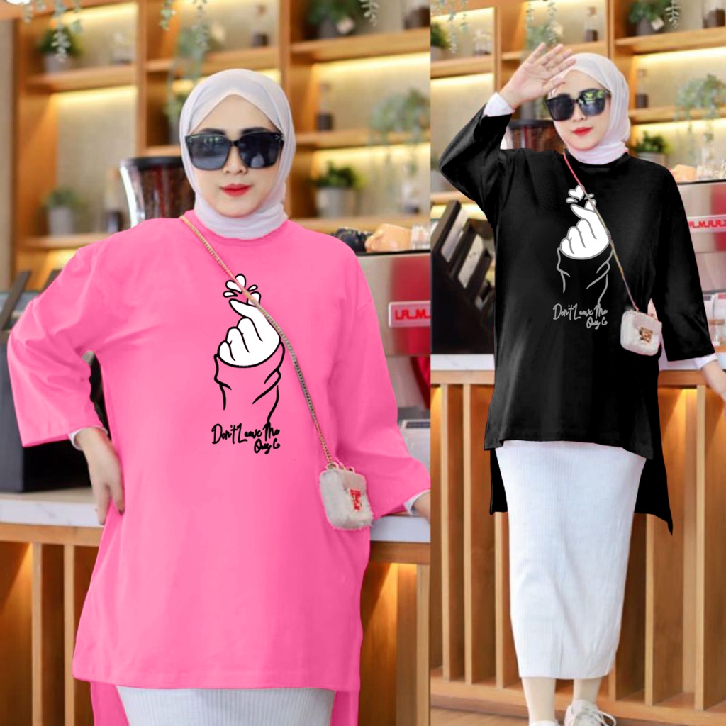 GR TUNIK OVERSIZE SARANGHAE TERBARU MIDI DRES BASIC VIRAL OVERSIZE SR362
