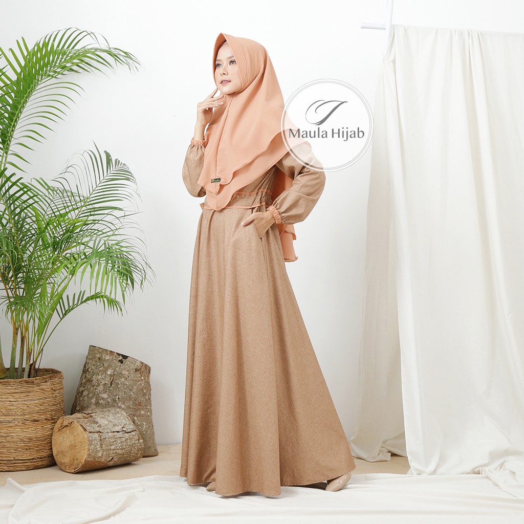 Setelan GAMIS SET hijab jilbab  khimar SYARI panjang busui 