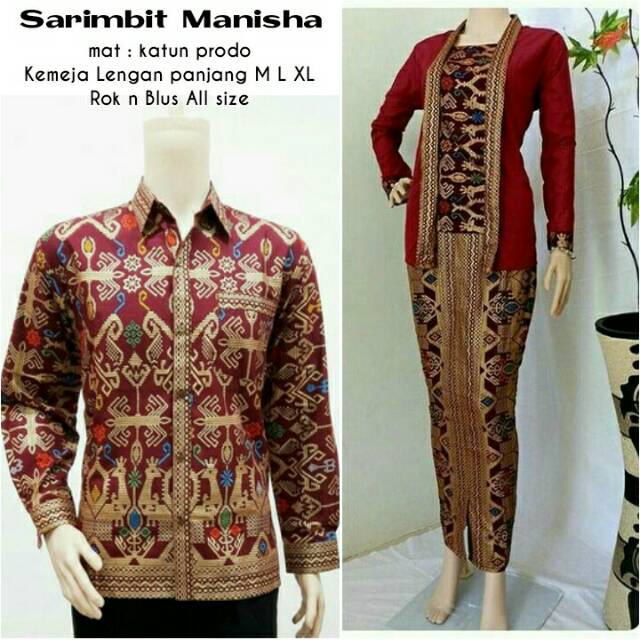  Sarimbit  batik  Manisha panjang Shopee  Indonesia