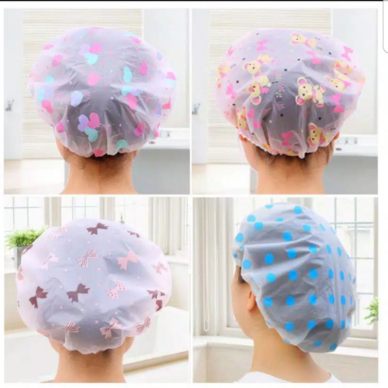 Shower Cap  / Tutup kepala random