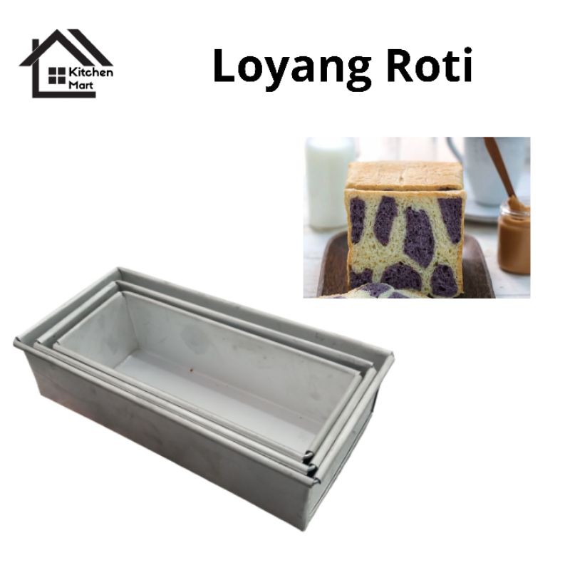 Loyang 1 Set Loyang Roti Isi 3 Pcs Loyang Brownis Loyang Kotak Set