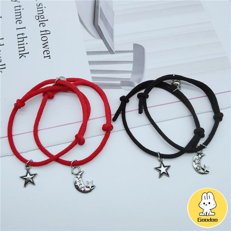 1 Pasang Gelang Tali Milan Dengan Magnet Untuk Pasangan -Doo
