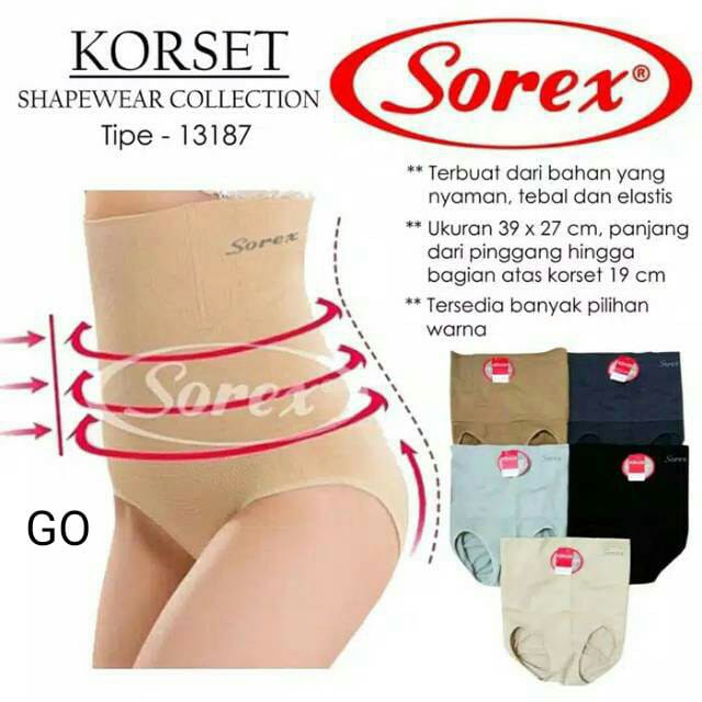 gof Sorex Corset 13187 Pelangsing Shapewear Collection Cewek