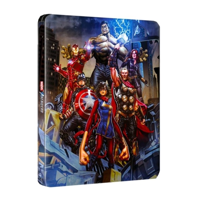 Steelcase Marvel Avengers Steel Case PS4 NEW Marvel's