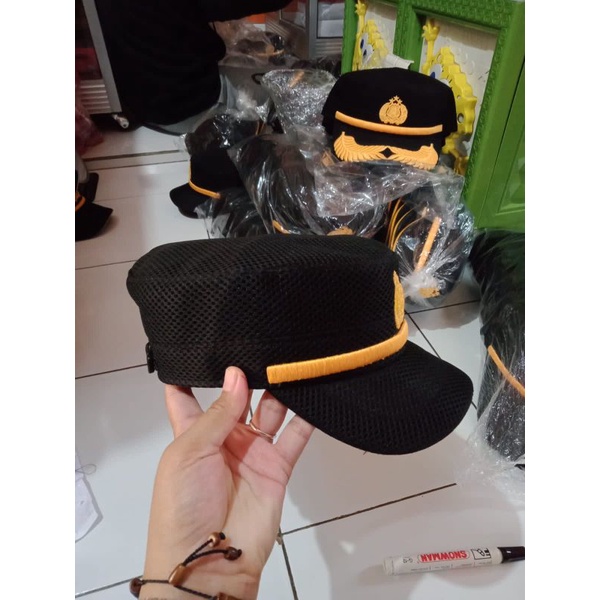 Fieldcap Pama Aturan Terbaru 2020 | Jual Pilkep Pama Komando Polri Bahan Jaring | Topi Jaring Polisi