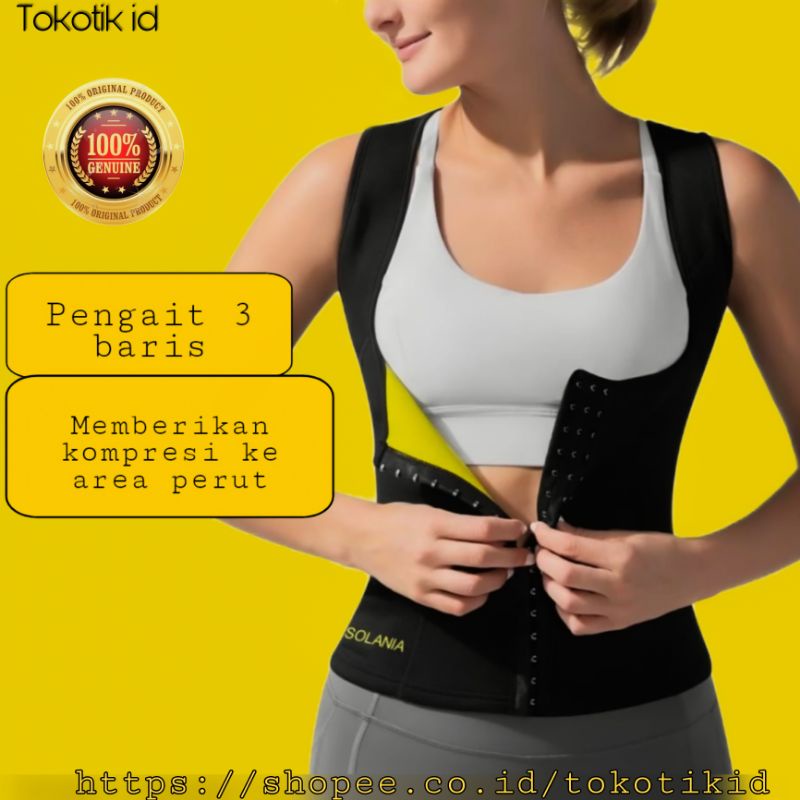 Korset Neotex pelangsing pengecil perut buncit Cami Hot Shapers cincher pembakar lemak corset olahraga fitnes