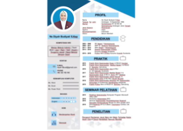 Jasa Desain Cv & Surat Lamaran (curriculum Vitae) [soft File]