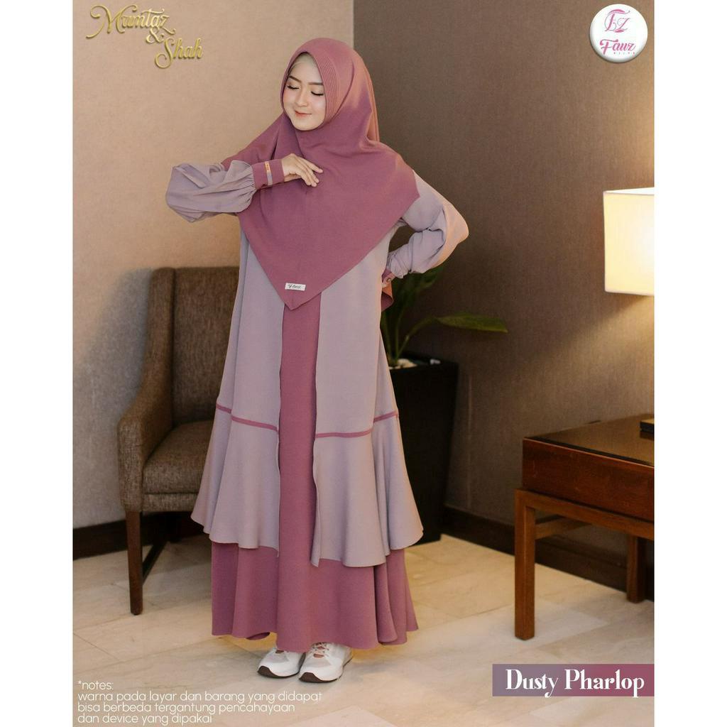 Mumtaz Dress SET Bergo by Fauz | Gamis Cantik