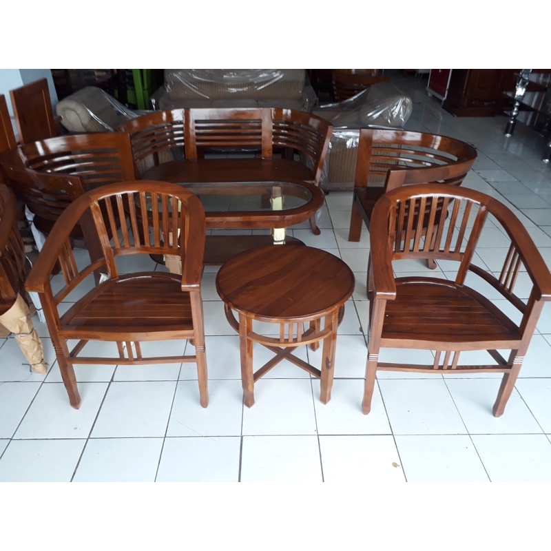 kursi lenong kursi teras jati