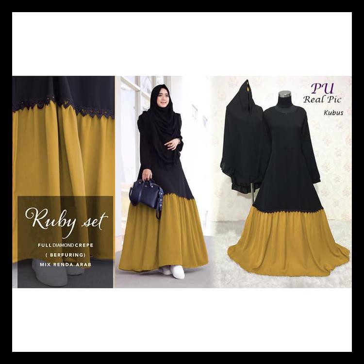 Baju Busana Muslim Wanita Gamis Syari Pesta Ruby Terbaru Baju Busana Muslim Wanita Gamis Syari Pesta Ruby Terbaru