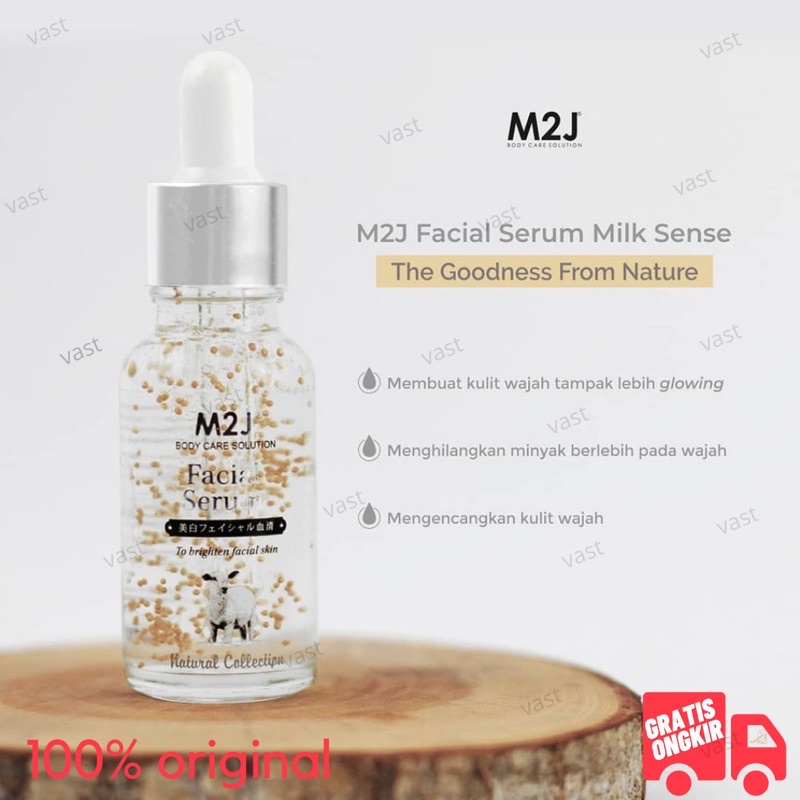 M2J Facial Serum Milk Sense 20 ml  /serum kinclong