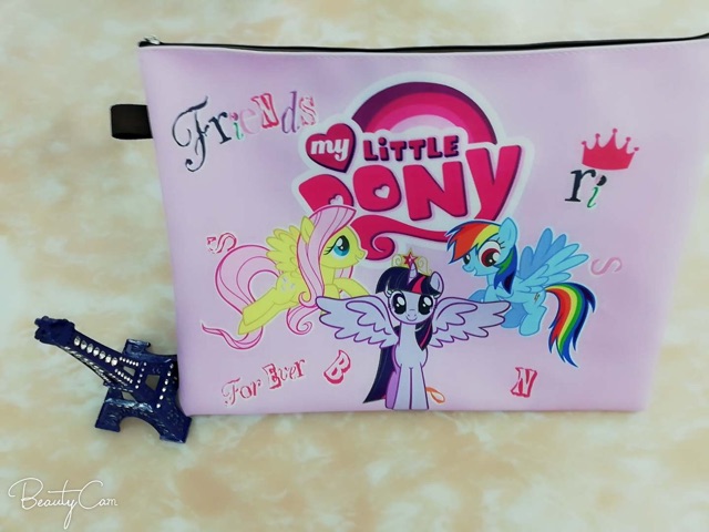 GBI Tas Clutch Genggam Cantik Tas Dokumen HVS Agenda Motif Unicorn Kuda Poni Ukuran Besar