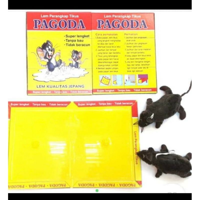Lem Tikus Papan Merk Pagoda