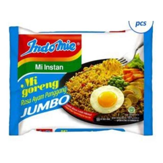 

Indomie Mie Goreng Jumbo Rasa Ayam Panggang