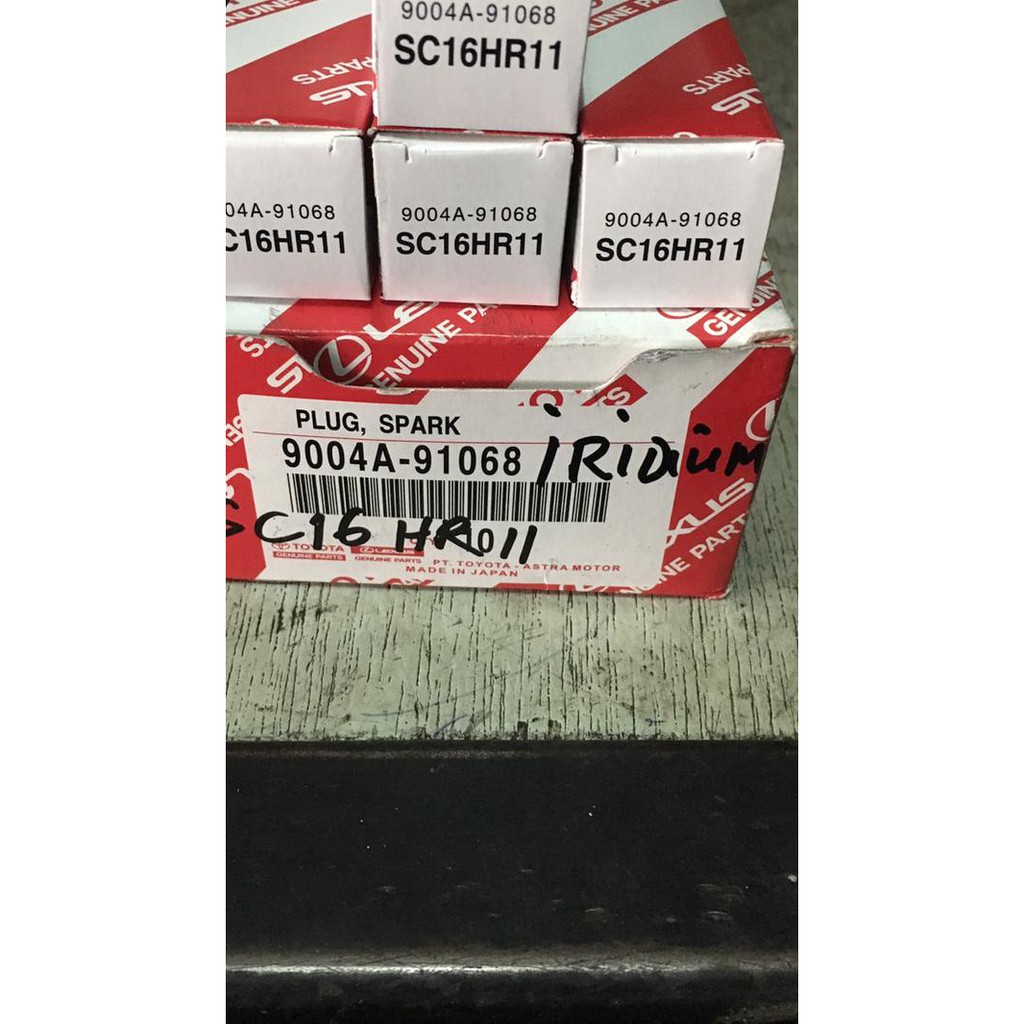 Busi Iridium New Yaris New Vios New Altis Grand Avanza Dual VVTI Ori Shopee Indonesia