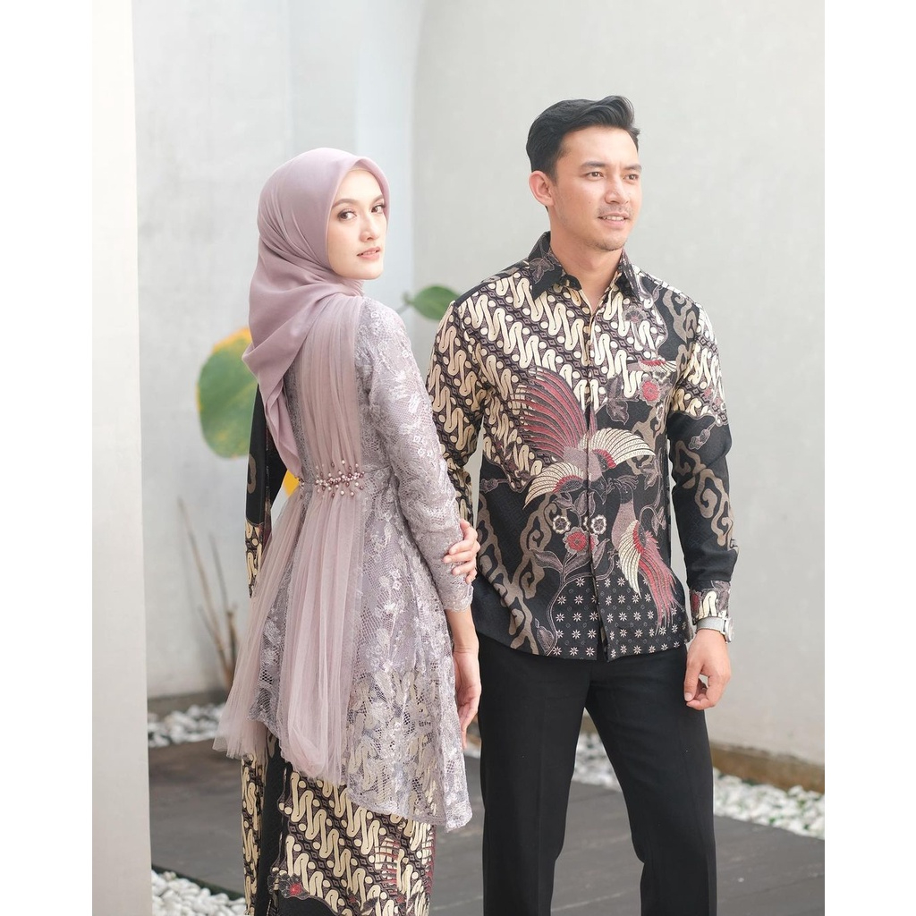 Batik Kebaya Couple Zara Kebaya Wisuda Set Tunik Lamaran Tunangan Batik Baju Couple Kondangan Terbaru 2023