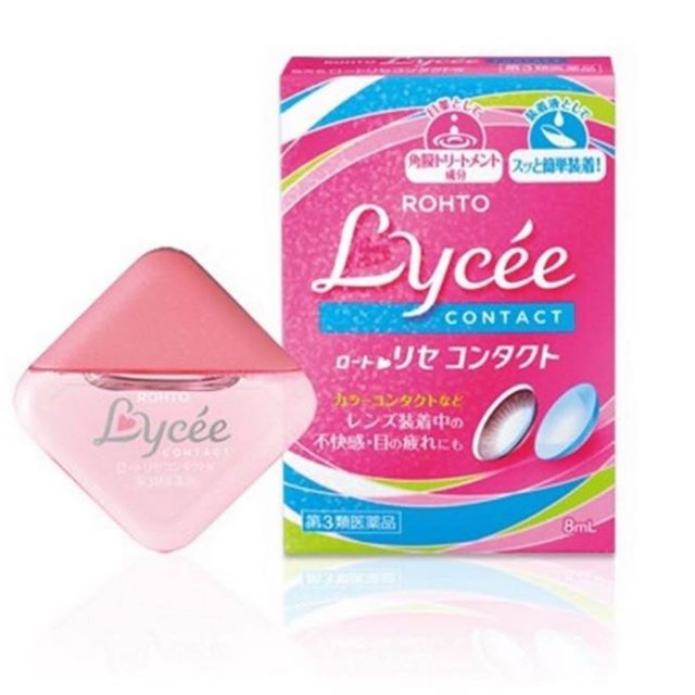 Rohto Lycee / Lyche Contact Lens Eye Drop Japan 8ml