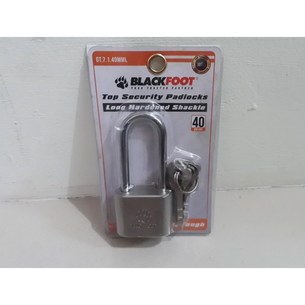 Gembok Pintu Rumah Besi / Gembok Pagar / Padlock Long 40mm Leher Panjang