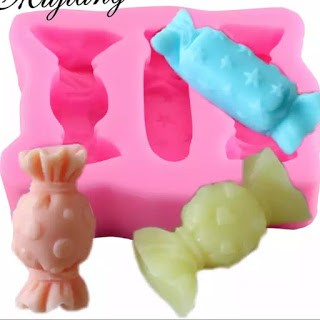 Cetakan Silikon Puding Coklat permen besar