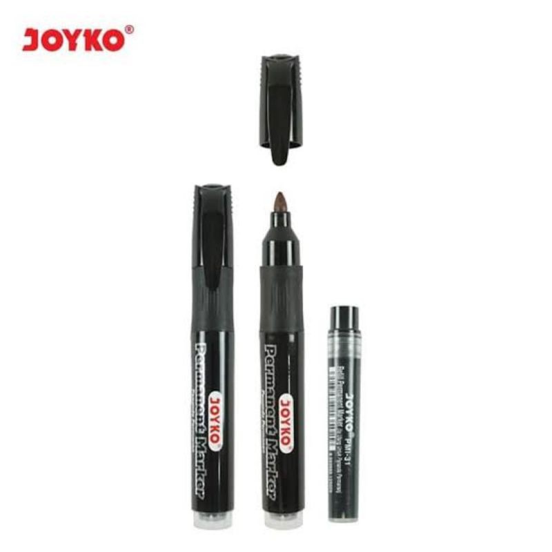

Spidol Permanen Marker PM-11RF Joyko Free Refill Harga Satuan