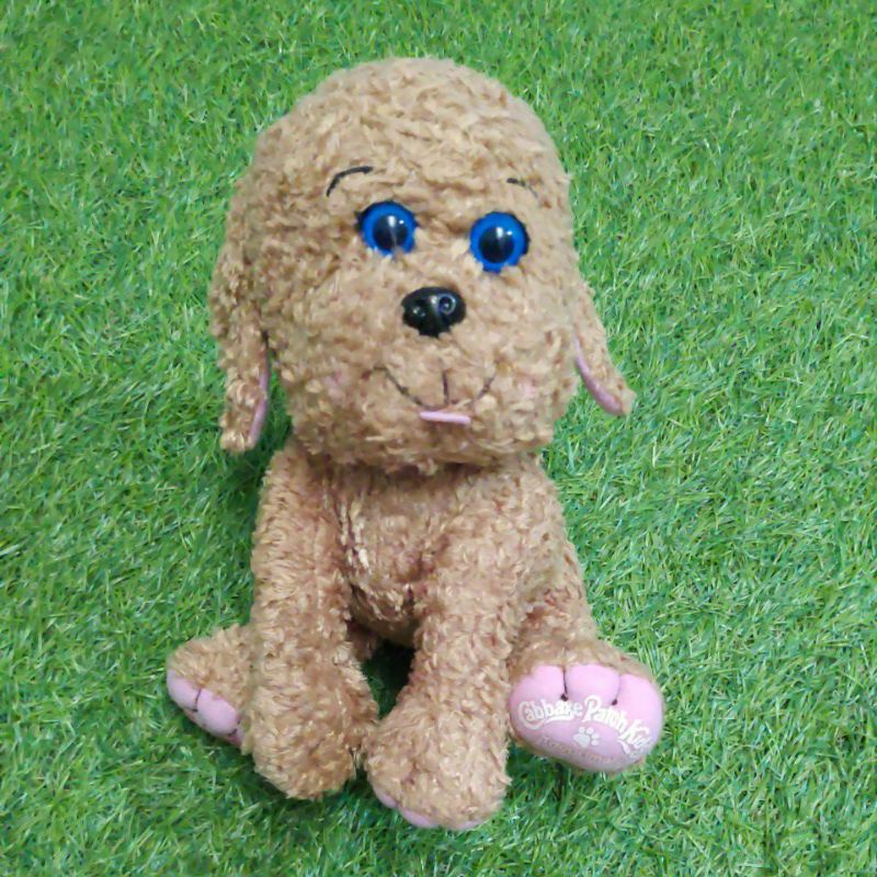 Boneka CPK Anjing Cabbage Patch Kids 8" Adoptimals Brown Labradoodle Puppy Dog Plush - hadiah ulang 