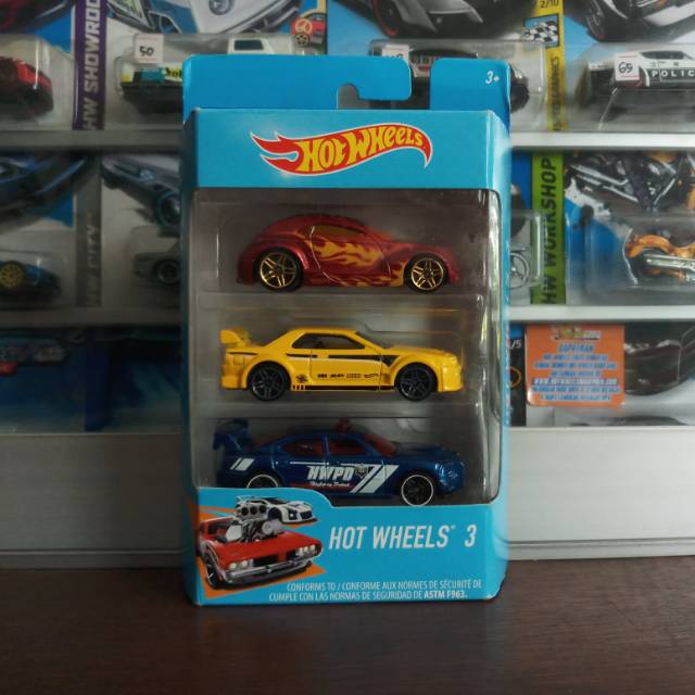 Hot Wheels Nissan Skyline GT-R R32 Yellow - Gift Pack 3