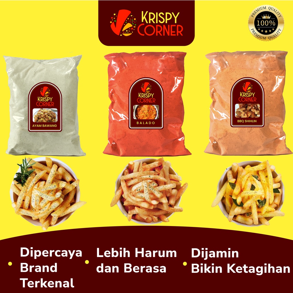 

Bumbu Tabur Aneka Rasa bubuk tabur aneka rasa Premium Kentang Goreng Rasa balado rumput laut 100Gr