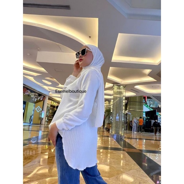 esemel kemeja pleats