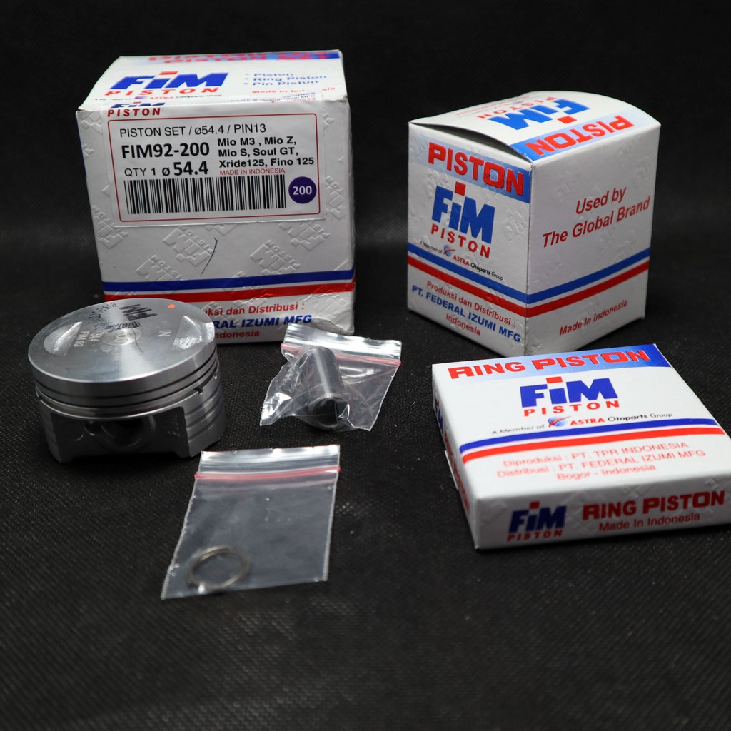PISTON KIT ATAU SEHER KIT FIM92 MIO-125, MIO M3 KIT FIM