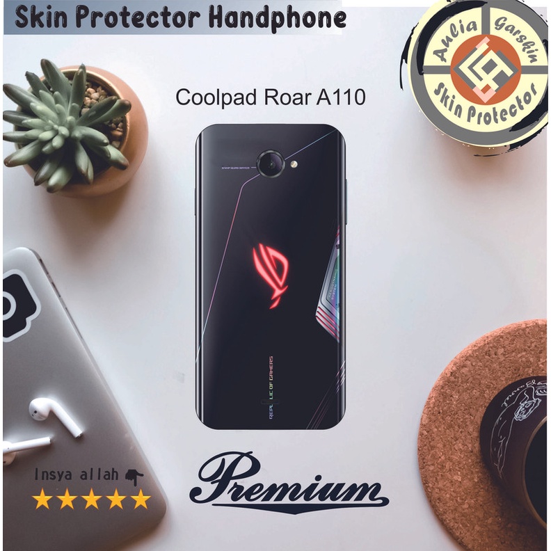 Dapat 2pcs Garskin HP Coolpad Roar A110  Motif CC - Free Custom Motif Via Chat