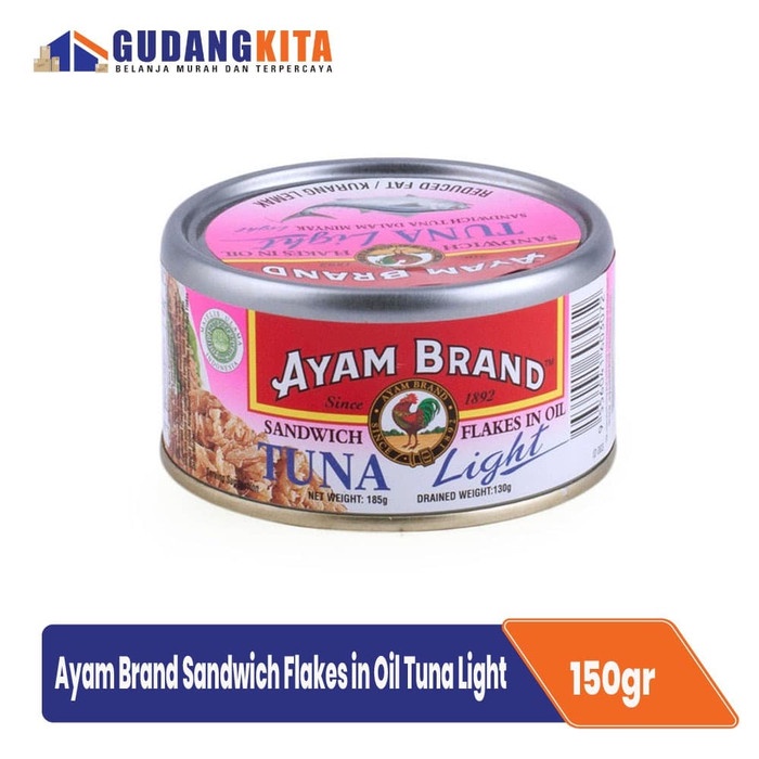 

Da202X6 Tuna Sandwich Kaleng Ayam Brand 150Gr Sandwich Tuna Flakes Light Xa20X1
