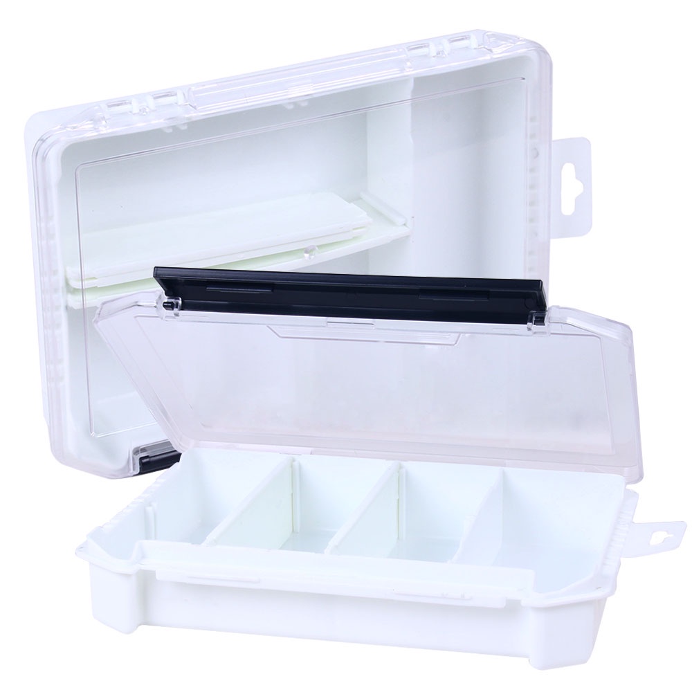 HENGJIA Removable Compartment Fishing Tackle Box Lure Hooks Boxes Bait Storage Case Organizer Sorting Box Accessories Tool