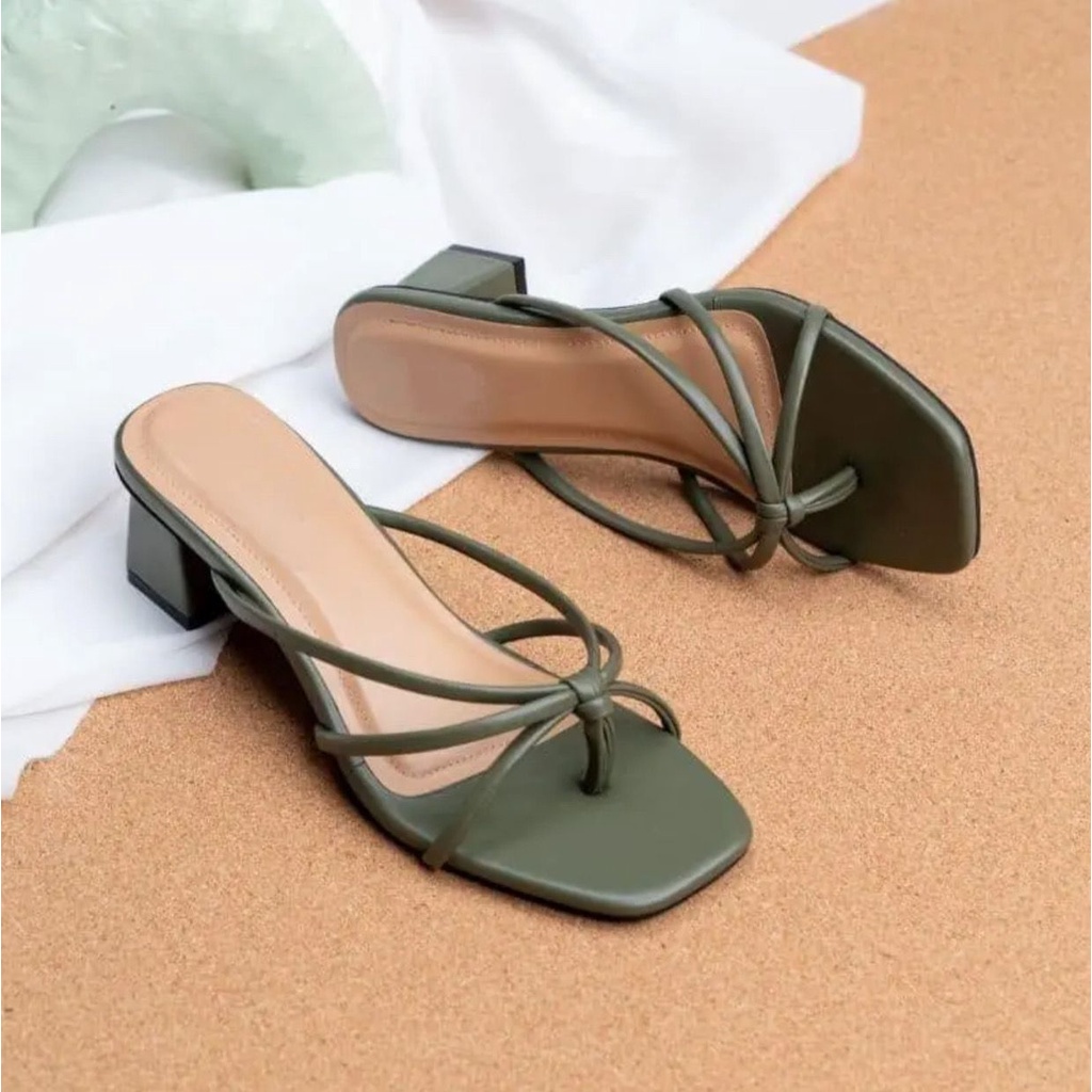 (XI-03) SANDAL WANITA TERBARU KEKINIAN HEELS COLLECTION