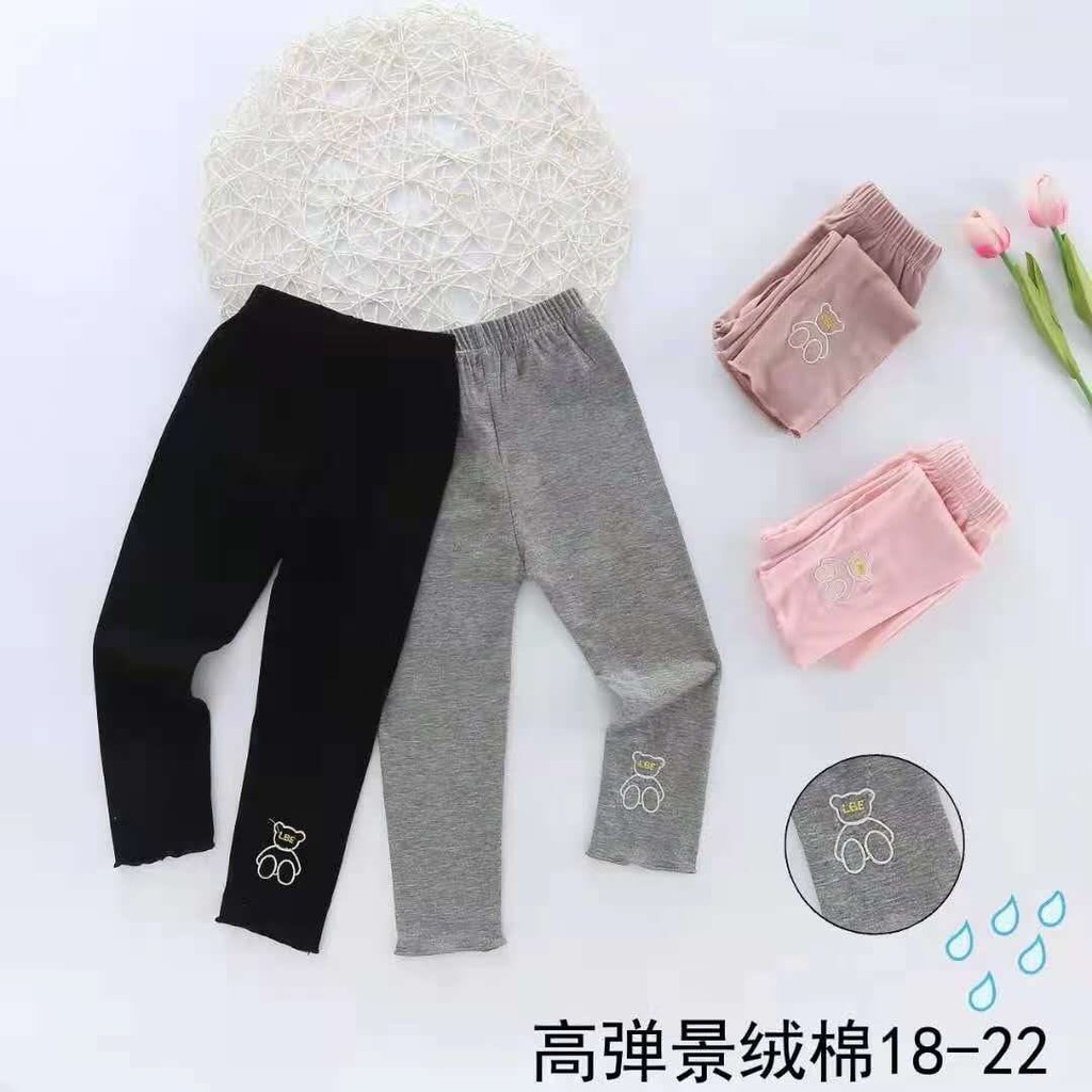 Legging Anak Perempuan Import // 3-8 Tahun