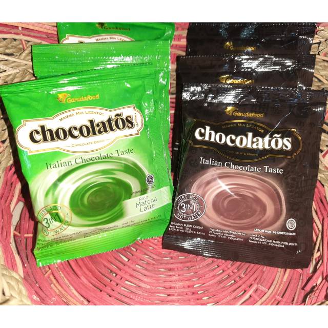 

Chocolatos drink 1 renceng isi 10 pcs
