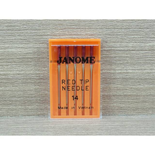 Jarum Mesin Jahit Janome Red Tip Needles