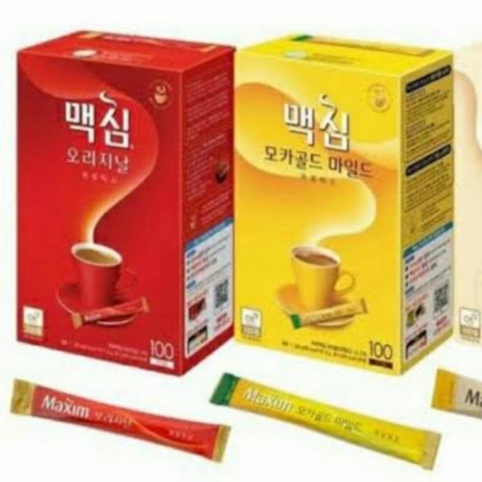 

Maxim coffee Korea isi 100 sachets