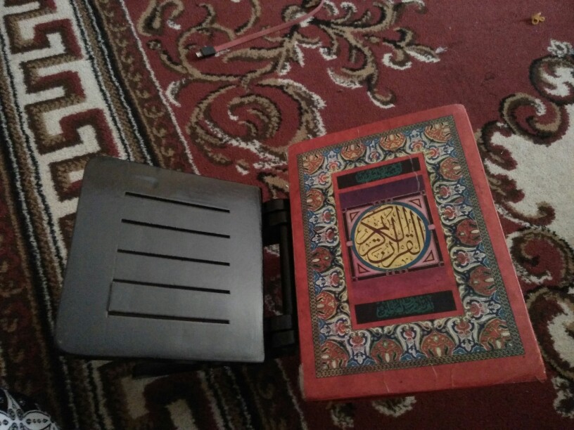 Rekal Al Quran Kayu Garis Finishing Melamin Rk07 - 31x15x3 Cm Ukuran S - Coklat