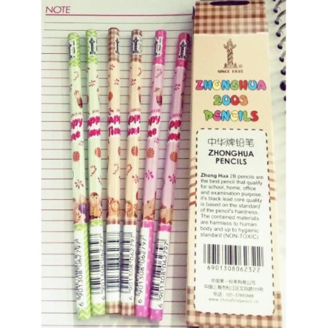 

Pensil kayu 2b ZhongHua (2003)