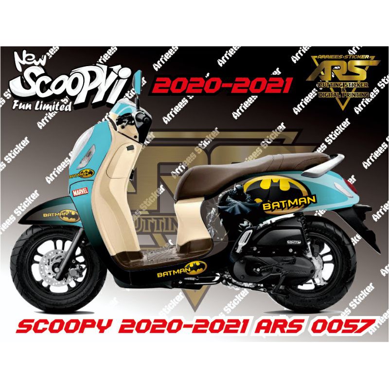 Decal Scoopy 2021 Full Body Custom - Sticker Scoopy Prestige