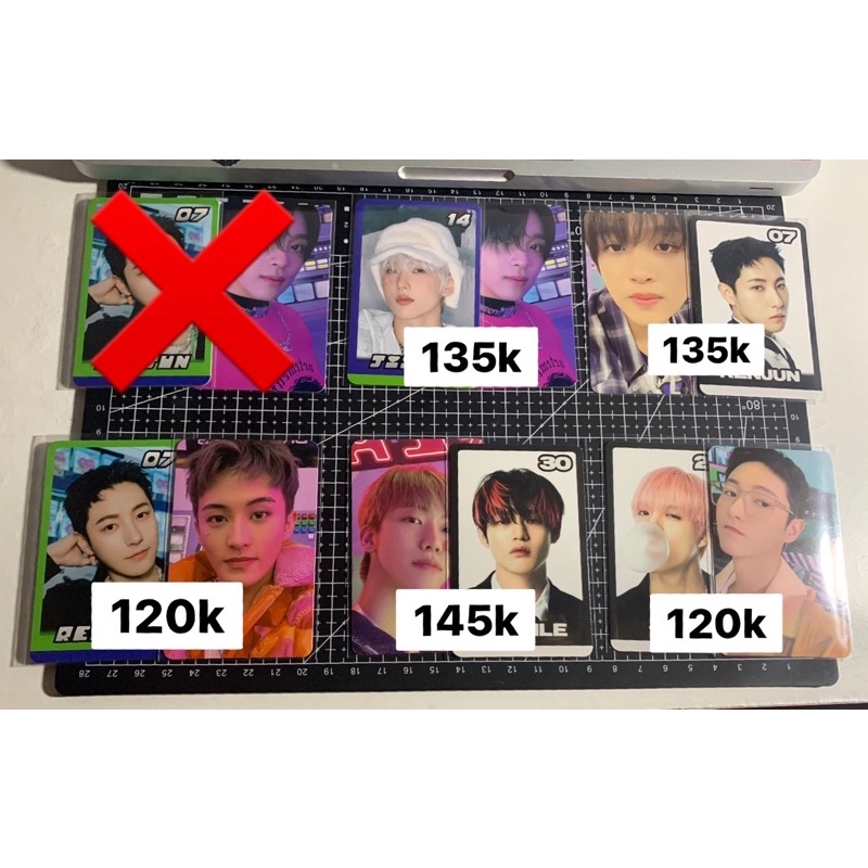 

[baca deskripsi] wts trading card set haechan jaemin jeno renjun jisung chenle