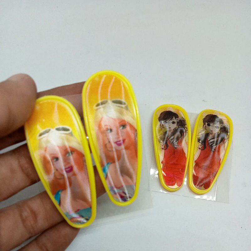 ACC#1 Accesories Jepit Rambut Anak Gambar Princess 3 Dimensi