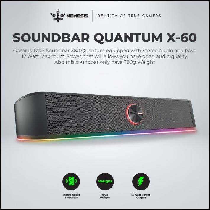 Nyk Nemesis Speaker Soundbar Quantum X60