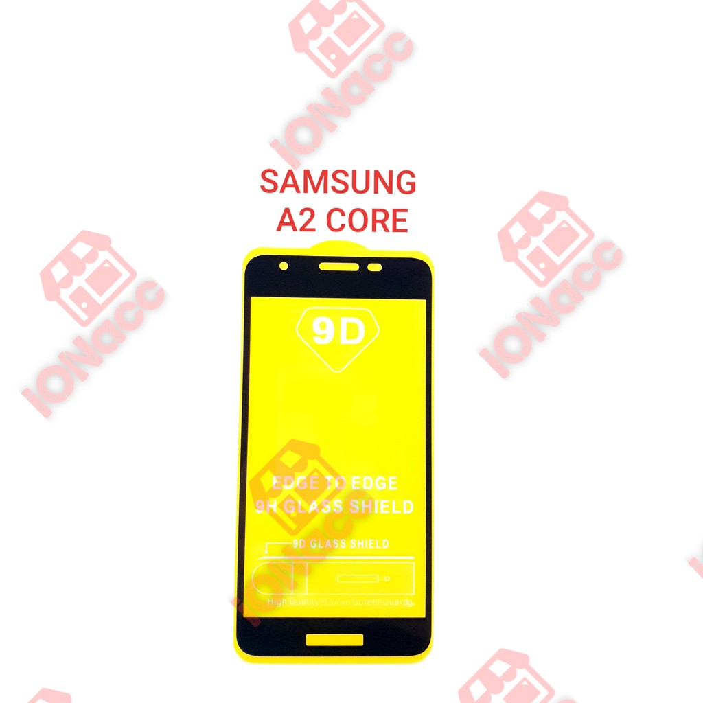 TEMPERED GLASS FULL LEM 5D 9D SAMSUNG GALAXY A2 CORE ANTI GORES FULL HD