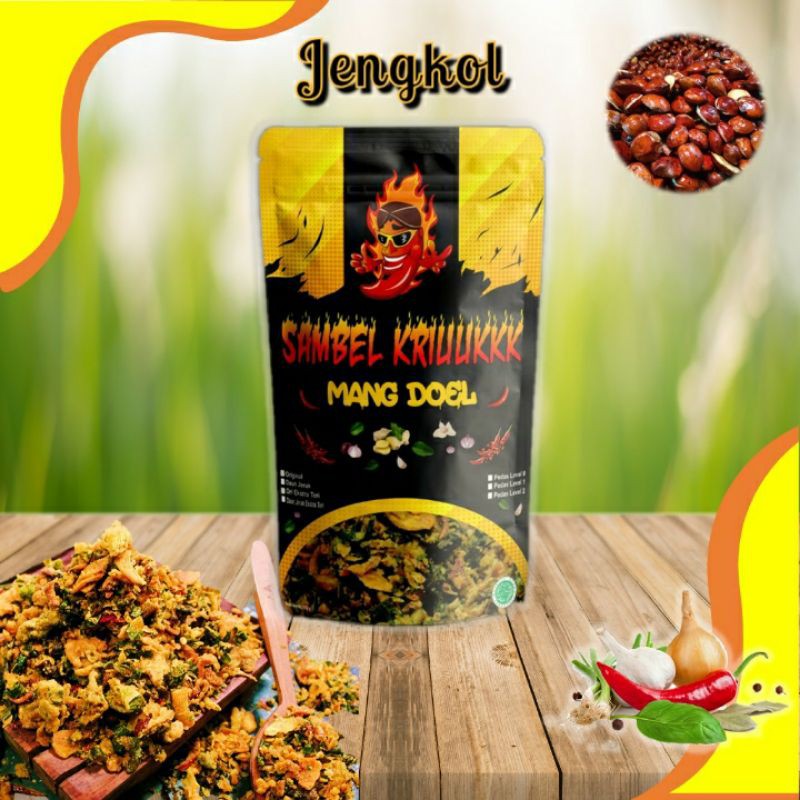 

sambel kriuk mang doel variasi jengkol