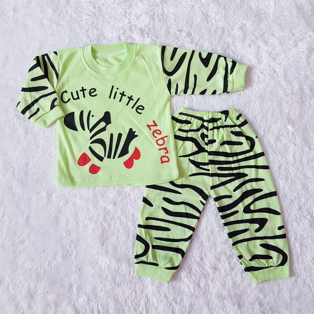 COD Bayar Ditempat Baju Baby Piyama Zebra / Baby Alicia