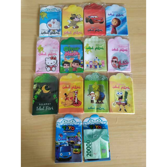 

[10 PCS] Amplop Angpao Lebaran Siap Pakai
