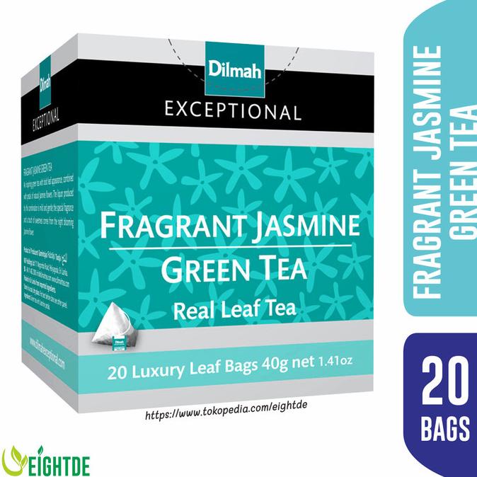 

Dilmah Exceptional Fragrant Jasmine Green Tea 20s
